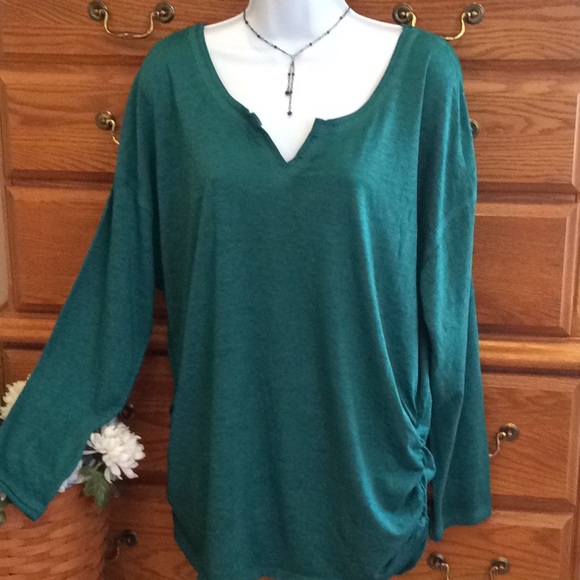Lane Bryant Tops - Lane Bryant Green Top NWT
